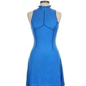 NWT Urban Outfitters Blue Pleated Maxi Sundress